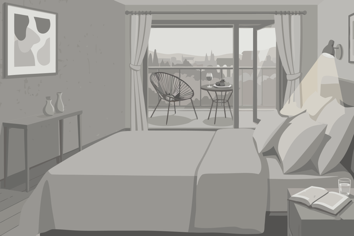 Superior Zimmer mit Kingsize-Bett